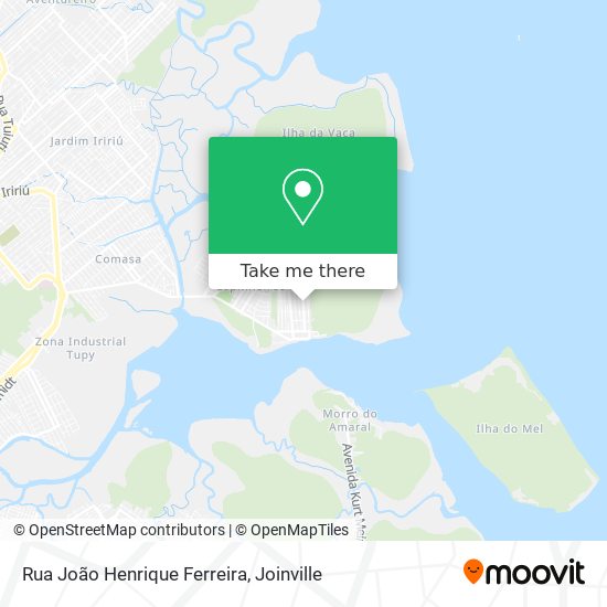 Rua João Henrique Ferreira map