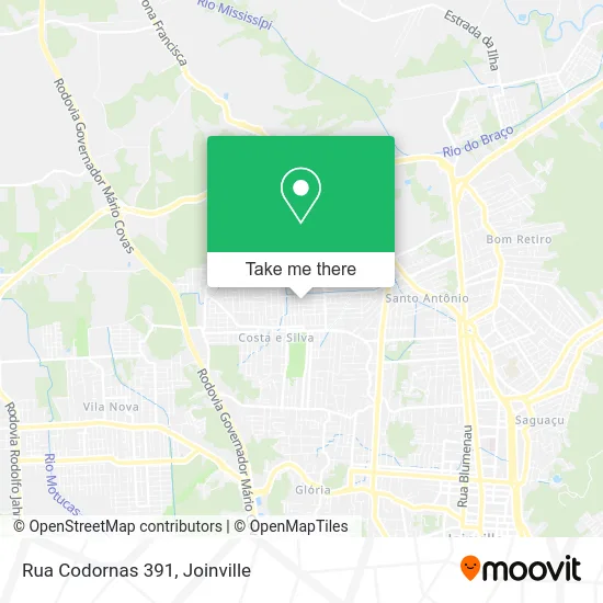 Rua Codornas 391 map