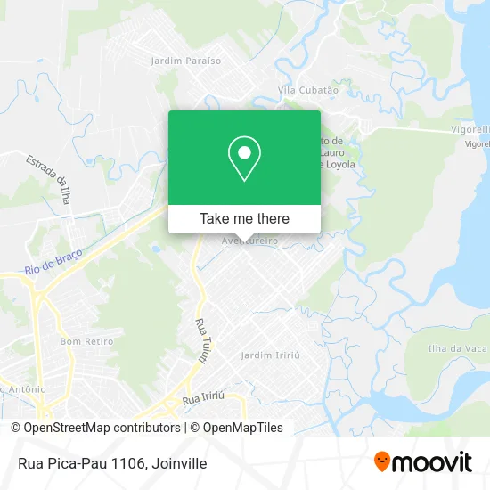 Rua Pica-Pau 1106 map