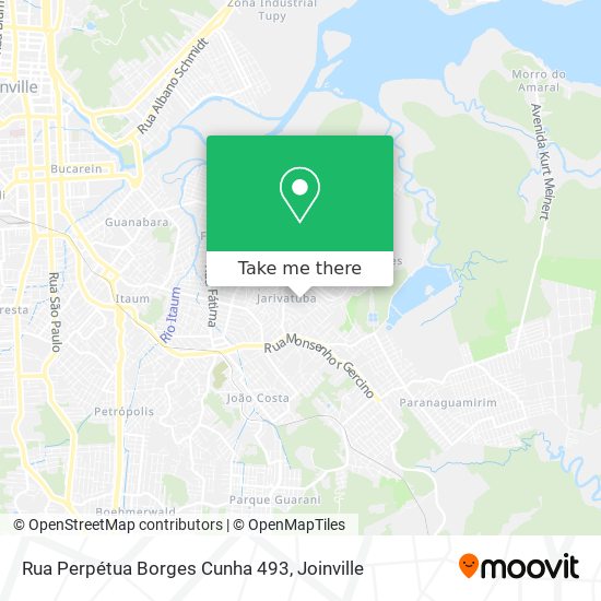 Mapa Rua Perpétua Borges Cunha 493