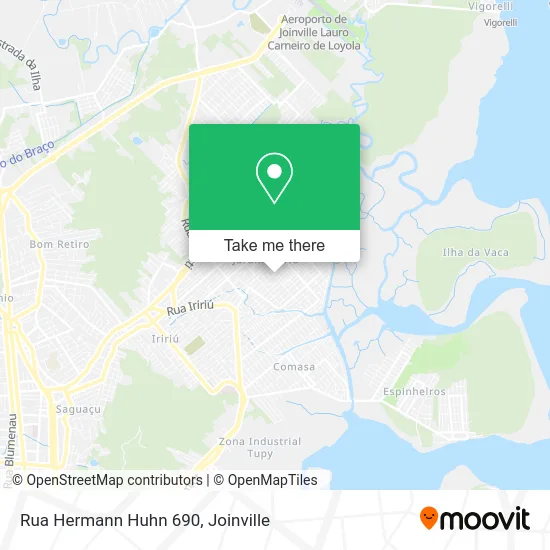 Rua Hermann Huhn 690 map