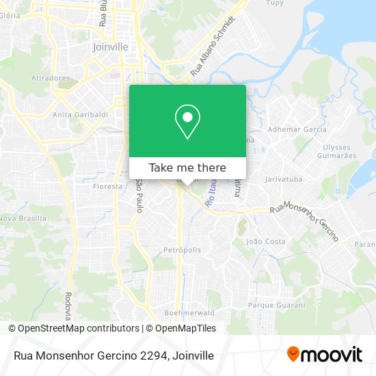 Rua Monsenhor Gercino 2294 map