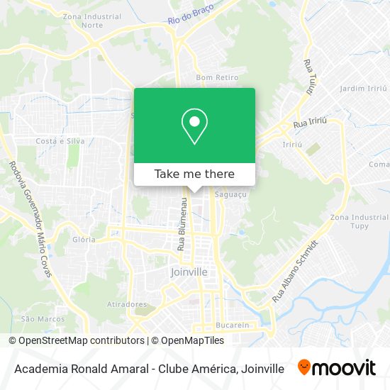 Academia Ronald Amaral - Clube América map
