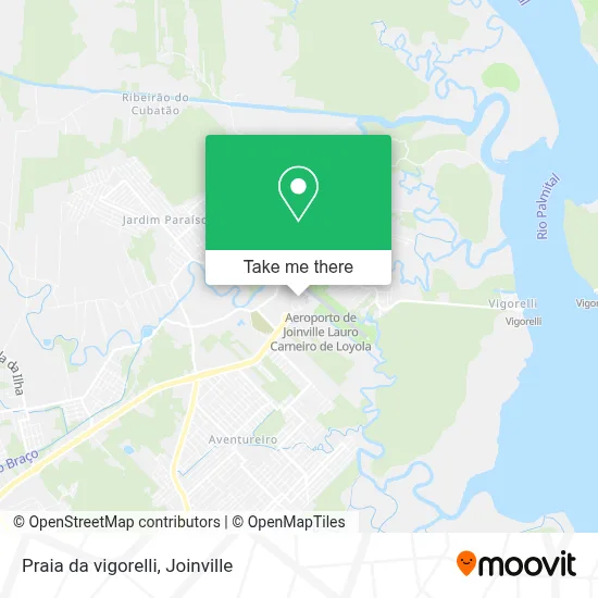 Praia da vigorelli map