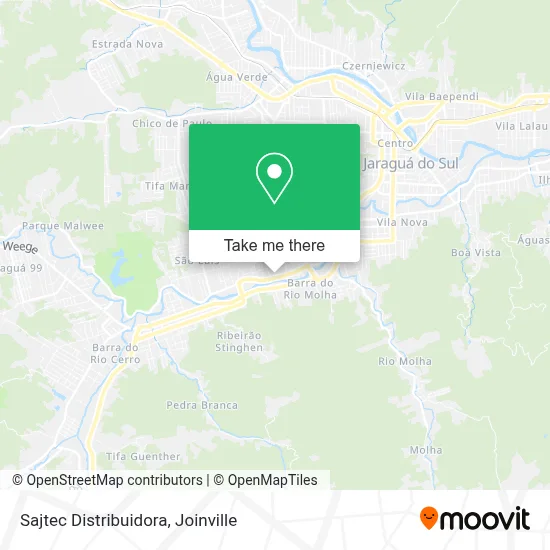 Sajtec Distribuidora map