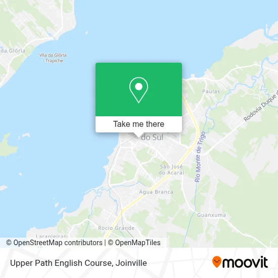 Upper Path English Course map
