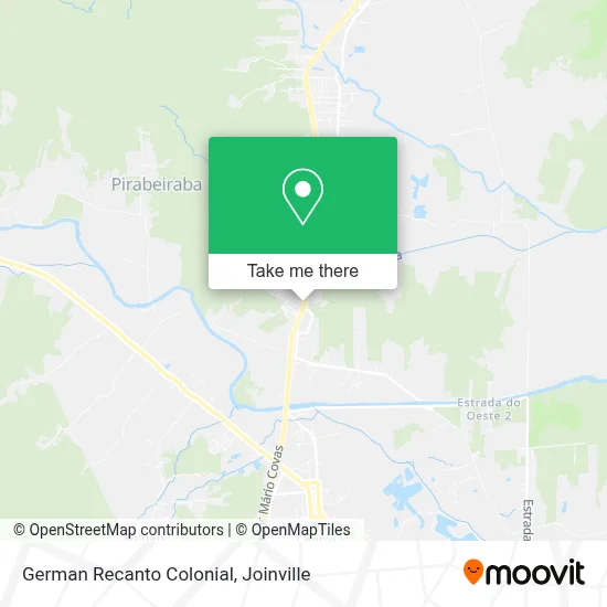 German Recanto Colonial map
