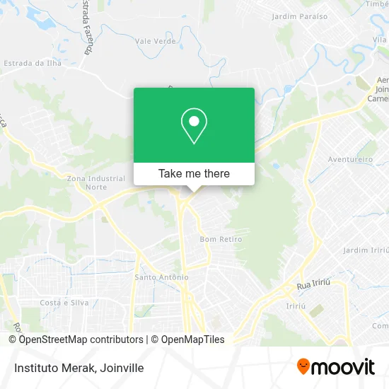 Instituto Merak map