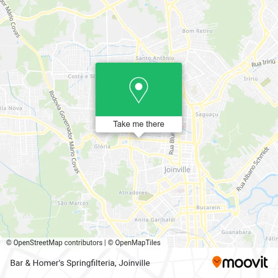 Bar & Homer's Springfilteria map