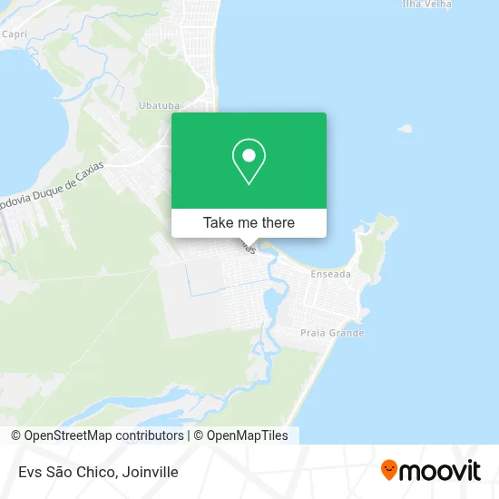 Evs São Chico map