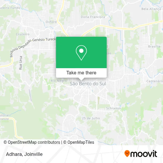 Adhara map