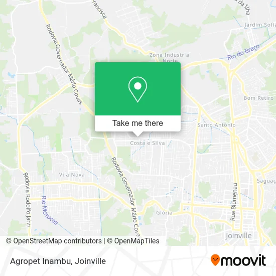 Agropet Inambu map