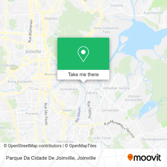 Parque Da Cidade De Joinville map