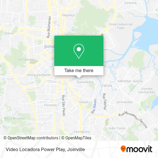 Video Locadora Power Play map