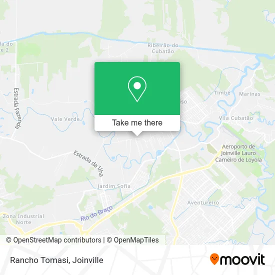 Rancho Tomasi map