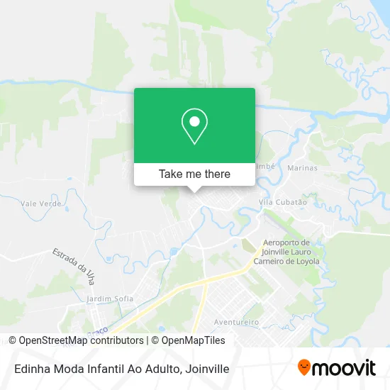 Edinha Moda Infantil Ao Adulto map