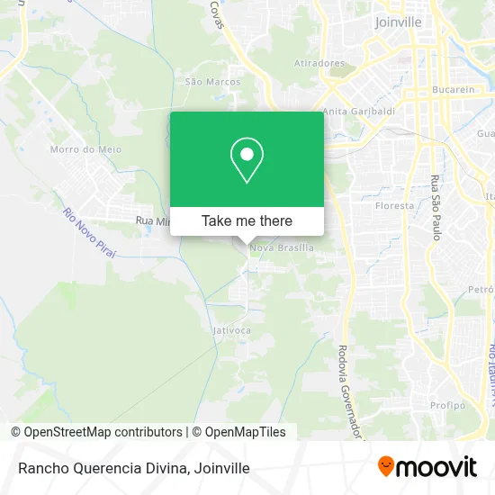 Rancho Querencia Divina map