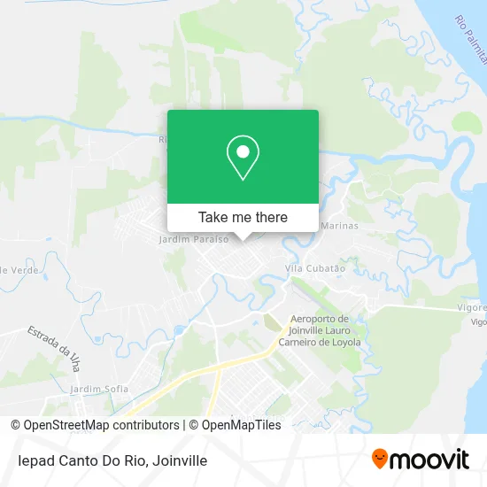Iepad Canto Do Rio map