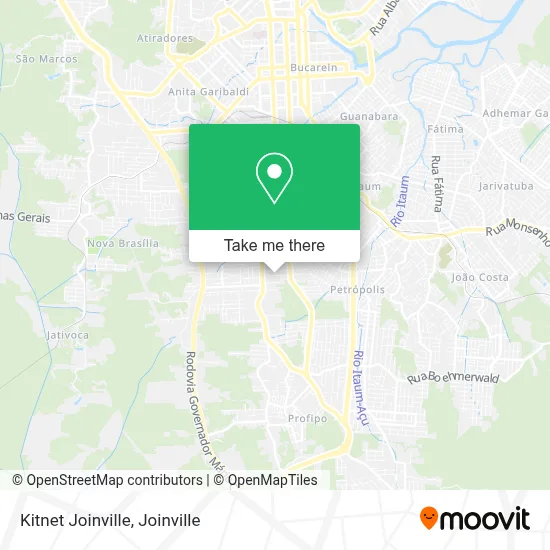 Kitnet Joinville map
