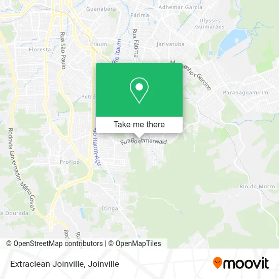 Extraclean Joinville map