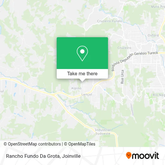 Rancho Fundo Da Grota map