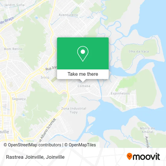 Rastrea Joinville map