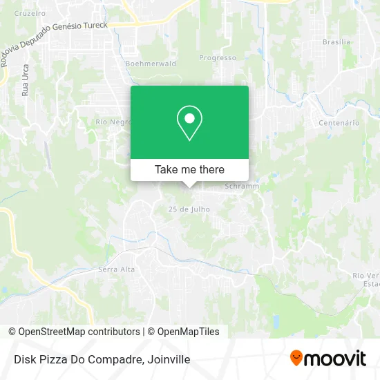 Disk Pizza Do Compadre map