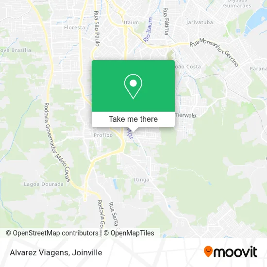 Alvarez Viagens map
