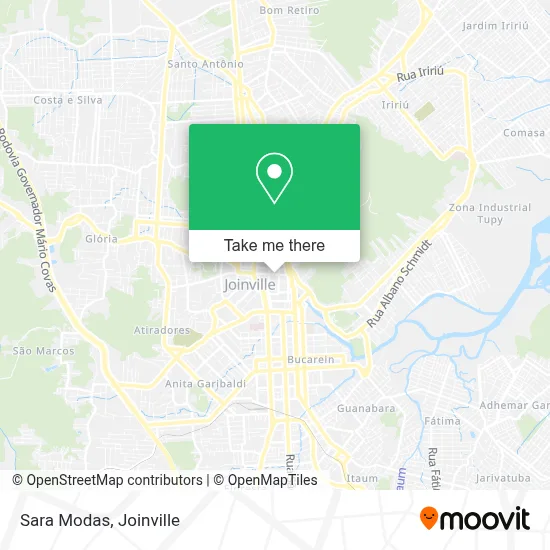 Sara Modas map