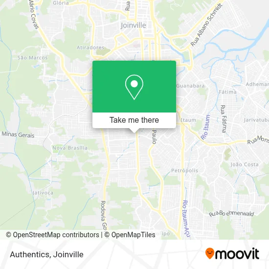 Authentics map