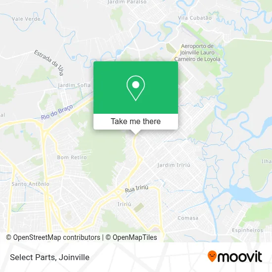 Select Parts map