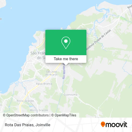 Rota Das Praias map