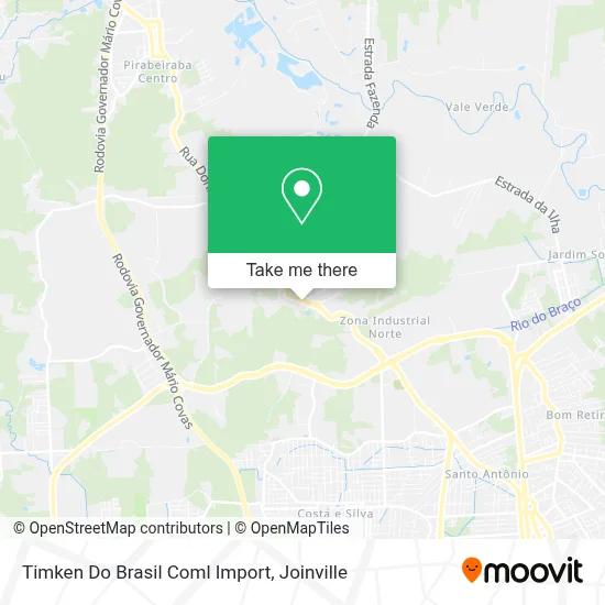 Timken Do Brasil Coml Import map
