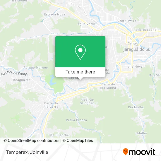 Temperex map