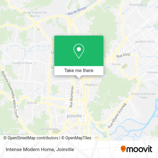 Intense Modern Home map