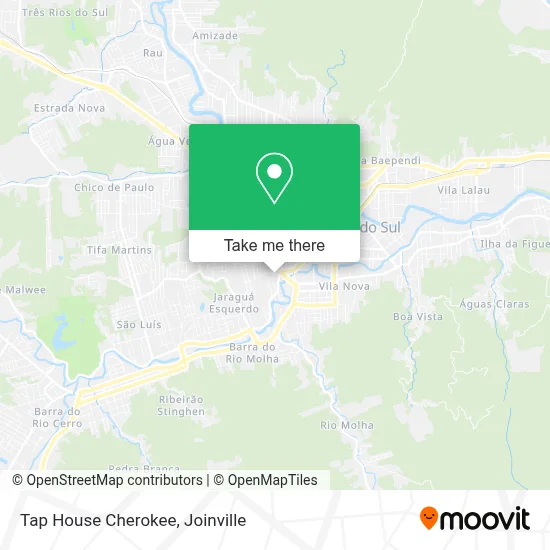 Tap House Cherokee map