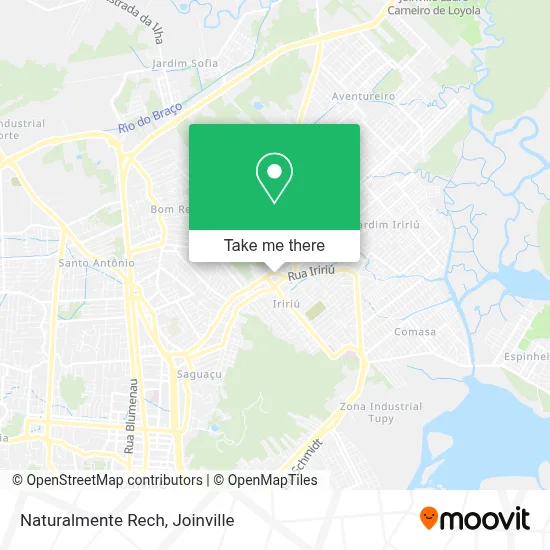 Naturalmente Rech map