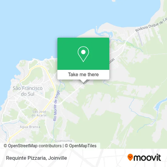 Requinte Pizzaria map