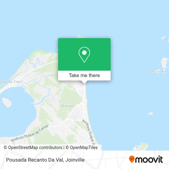 Pousada Recanto Da Val map