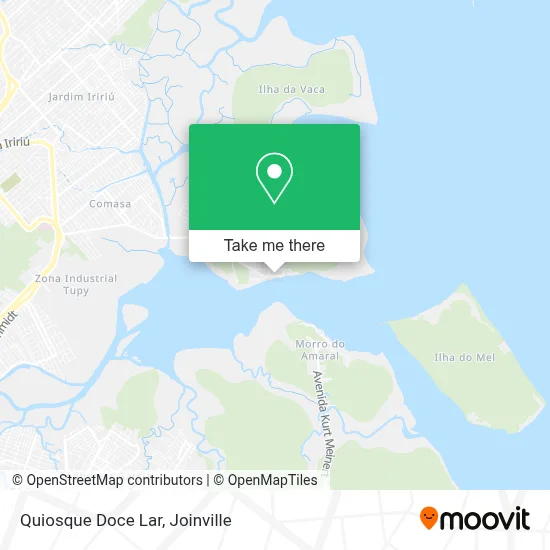 Quiosque Doce Lar map