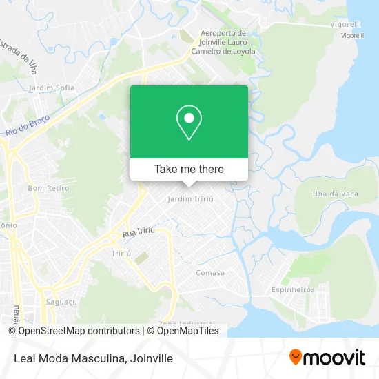 Leal Moda Masculina map