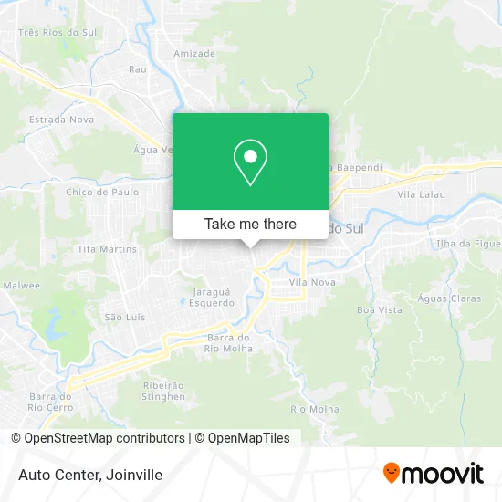 Auto Center map