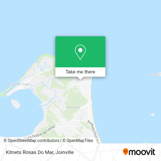 Kitnets Rosas Do Mar map