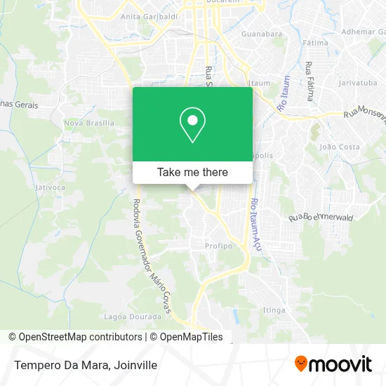Tempero Da Mara map