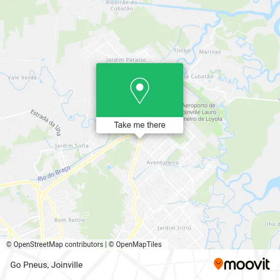 Go Pneus map