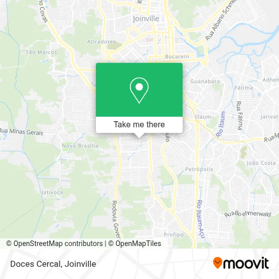Doces Cercal map