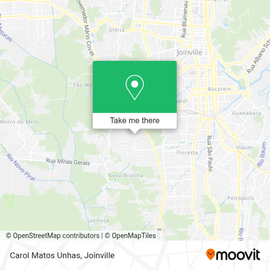 Carol Matos Unhas map