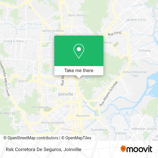 Rsk Corretora De Seguros map