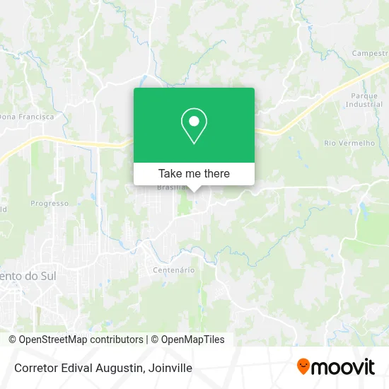 Corretor Edival Augustin map