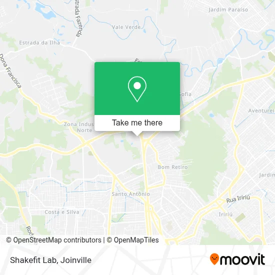 Shakefit Lab map